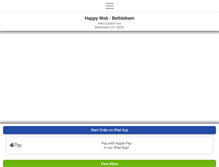 Tablet Screenshot of happywokbethlehem.com